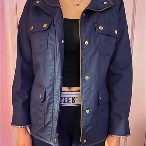 J.Crew Downtown field jacket navy blue.